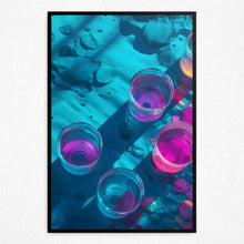 Load image into Gallery viewer, Neon Oasis (Framed Poster)
