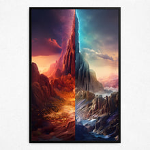 Load image into Gallery viewer, Elemental Duality (Framed Poster)
