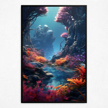 Load image into Gallery viewer, Aquaflora Serenade (Framed Poster)
