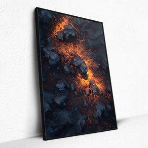 Residual Fire (Framed Poster)